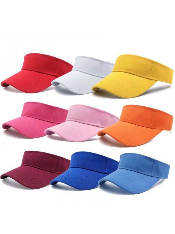 Sports cotton hat free sun hat Marathon outdoor empty top hat running hat