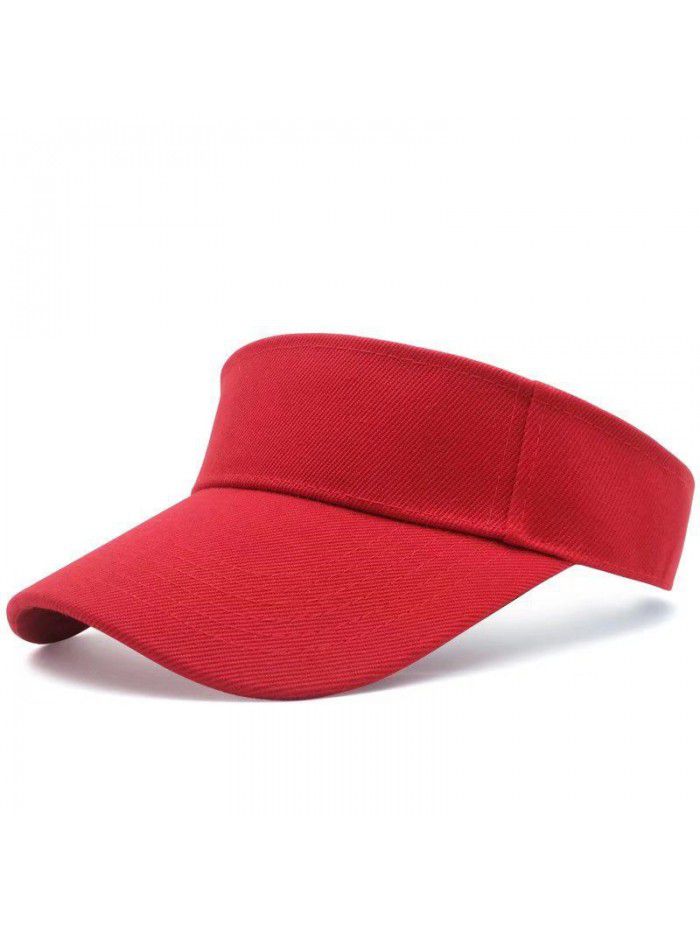 Sports cotton hat free sun hat Marathon outdoor empty top hat running hat