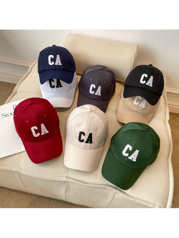 Fashion baseball cap outdoor all-matching duck hat alphabet embroidered sunshade hat