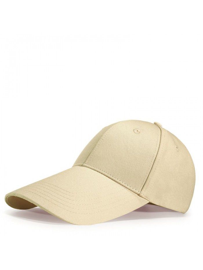 Baseball cap men's and women's casual solid color cap
