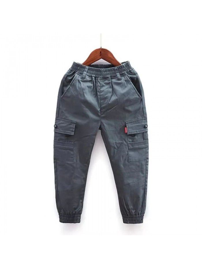 Men's pants  new spring and autumn casual pants wholesale of children's legged pants manufacturers 