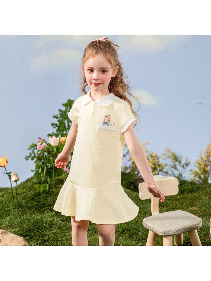 Children's wear summer  cicie new Korean printed skirt a cute girl's dress 