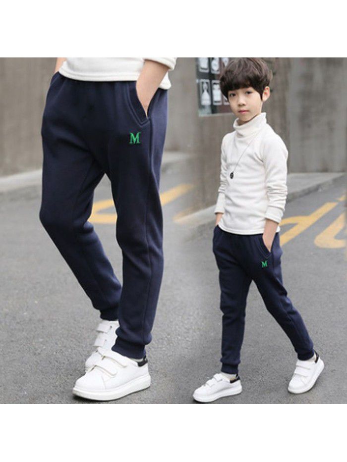 Manufacturers wholesale  spring and autumn boys' pants m-word fashion children's pants, boys' casual pants one hair 