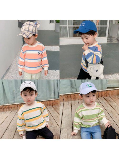 Boys' bodywear spring clothing  new Pullover ...