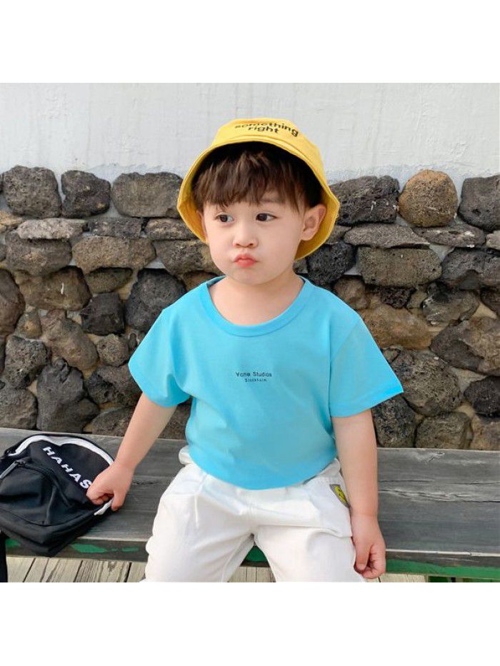 Children's T-shirt summer thin  new boys' clothes short sleeve baby's top versatile factory direct sales children's wear 