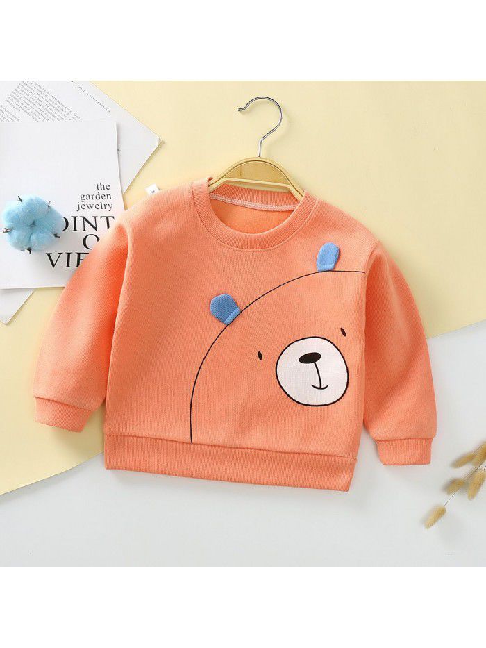 Boys' bodywear  new spring and autumn children's wear children's baby 1-year-old 3-style top children's fashion 