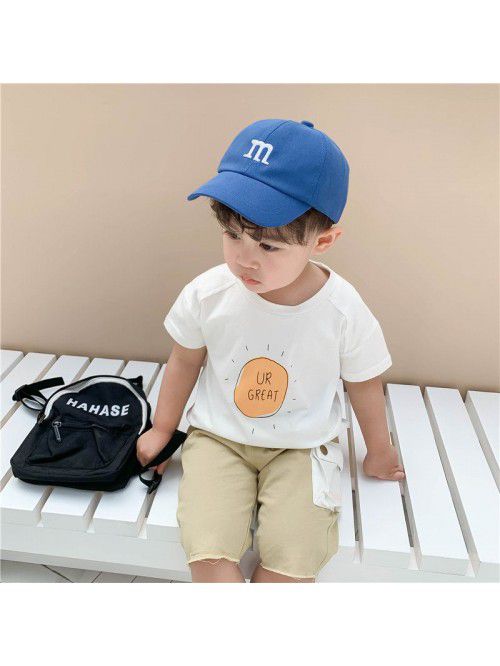 Children's T-shirt summer letter printed baby...