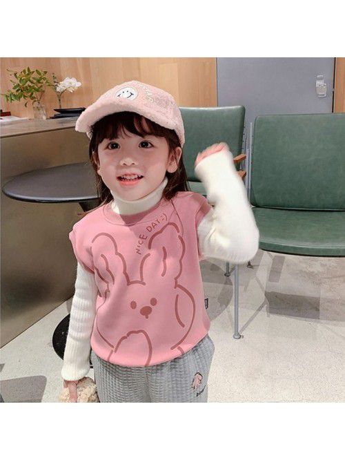 Children's Vest Korean Plush autumn and winte...