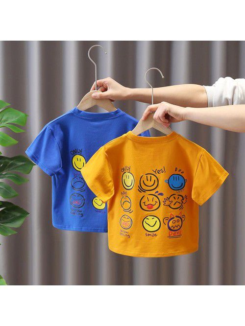 1588 boys' short sleeve T-shirt fashion in  s...