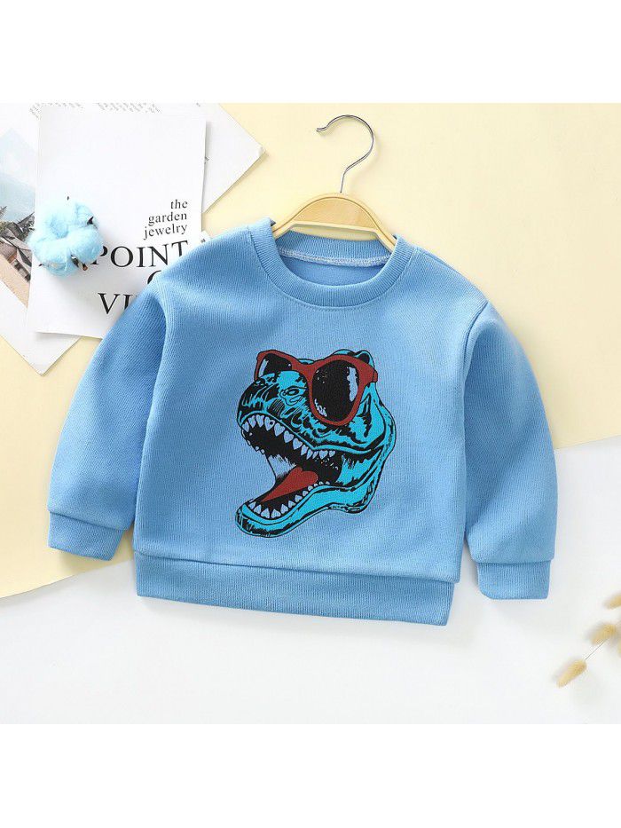 Boys' bodywear  new spring and autumn children's wear children's baby 1-year-old 3-style top children's fashion 