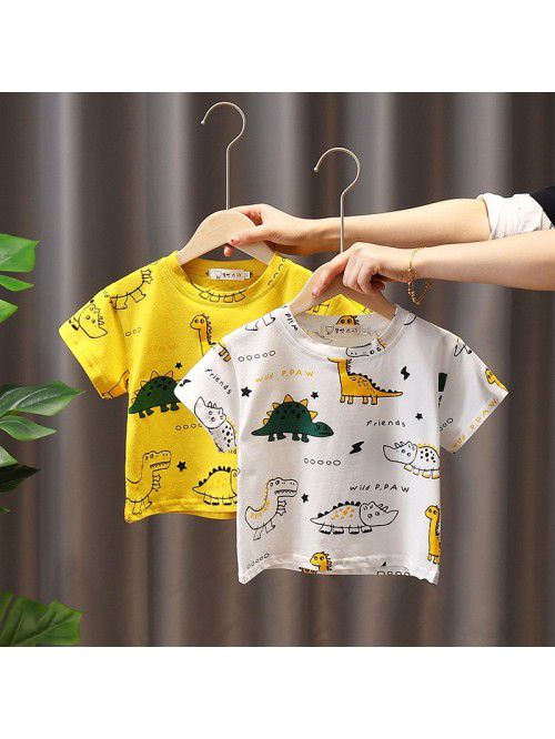 4837 boys' baby 3 short sleeve T-shirt 4 summ...