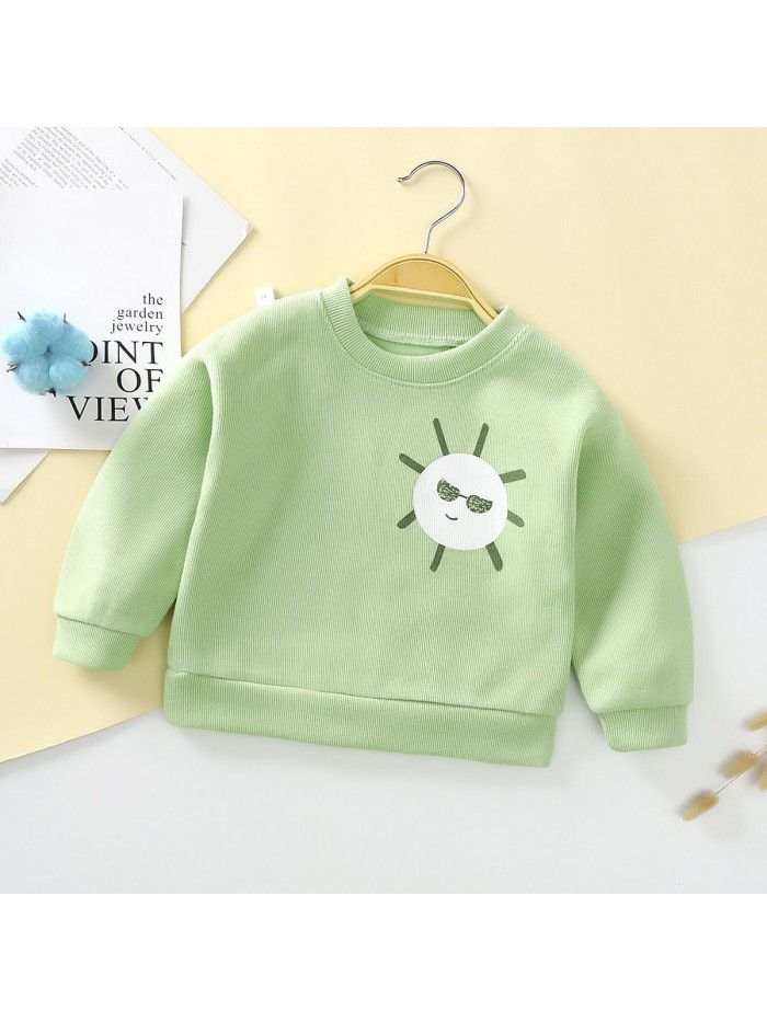 Boys' bodywear  new spring and autumn children's wear children's baby 1-year-old 3-style top children's fashion 