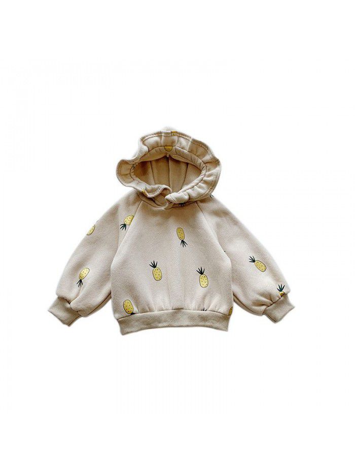 New plush girl's sweater in autumn and winter of  