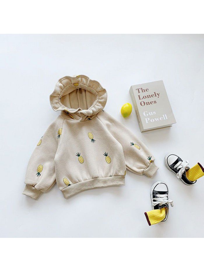 New plush girl's sweater in autumn and winter of  