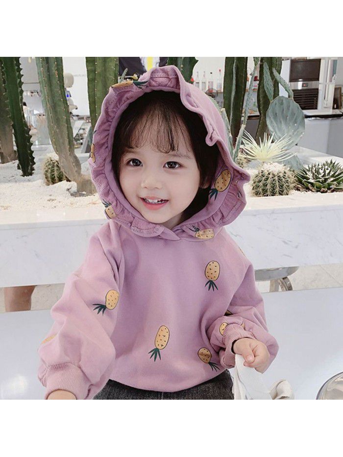 New plush girl's sweater in autumn and winter of  