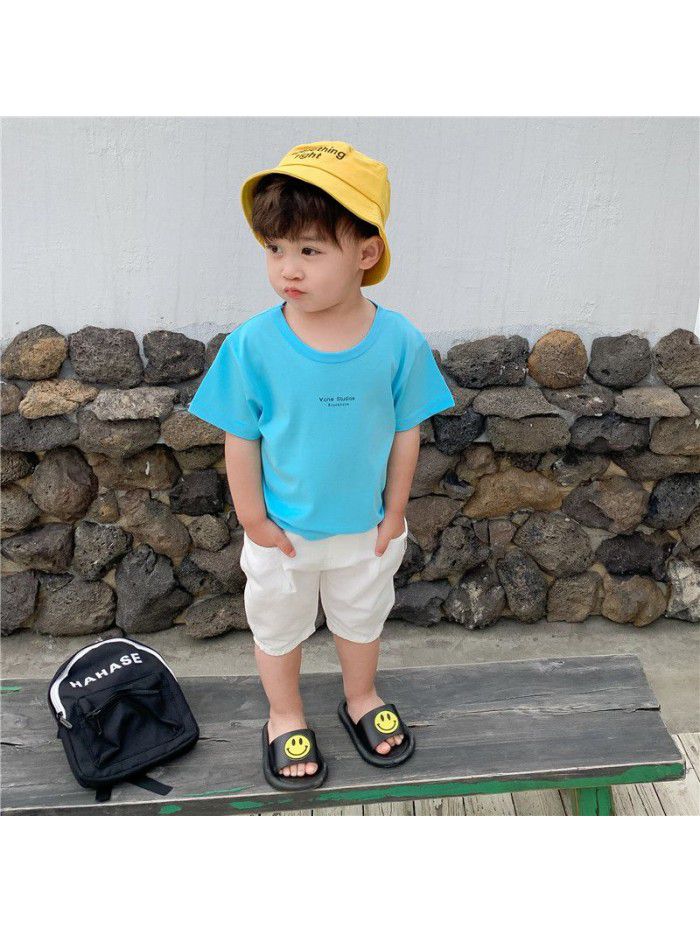 Children's T-shirt summer thin  new boys' clothes short sleeve baby's top versatile factory direct sales children's wear 