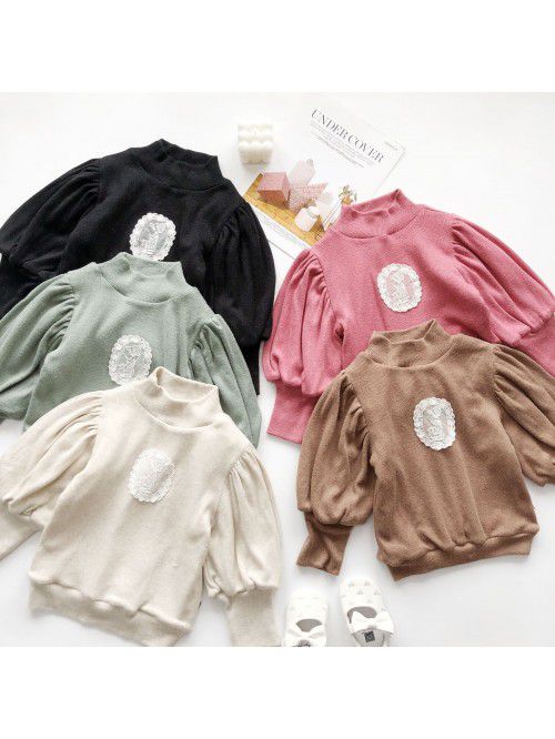 Girls' base shirt autumn and winter  new styl...