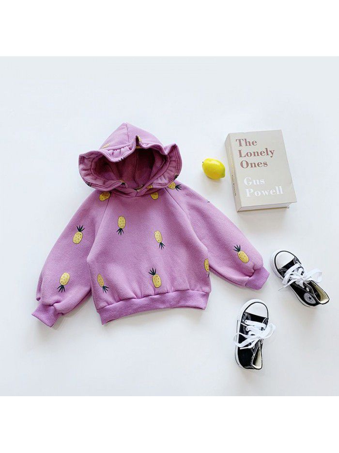 New plush girl's sweater in autumn and winter of  