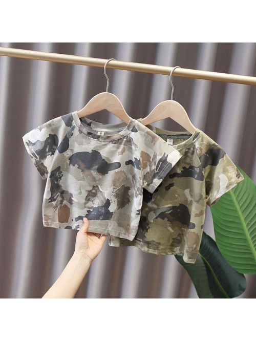 4564 boys' short sleeve  new foreign style su...