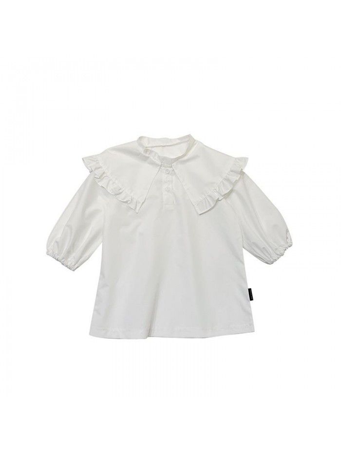 New nubao Lantern Sleeve baby shirt in early spring  