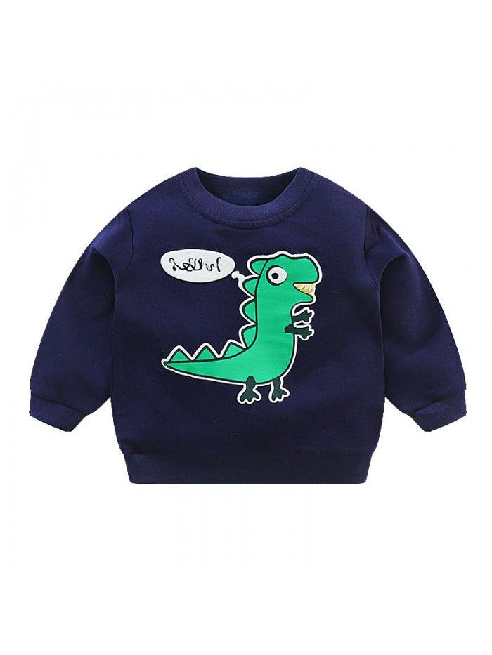 Boys' bodywear  new spring and autumn children's wear children's baby 1-year-old 3-style top children's fashion 