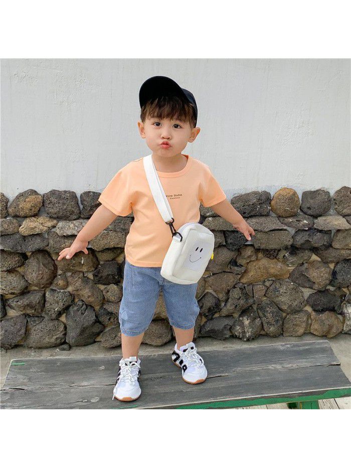 Children's T-shirt summer thin  new boys' clothes short sleeve baby's top versatile factory direct sales children's wear 