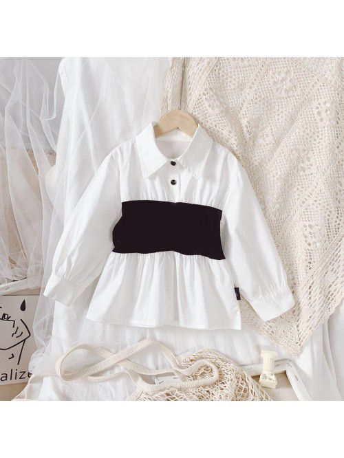 Girls' shirt  spring new children's Kore...