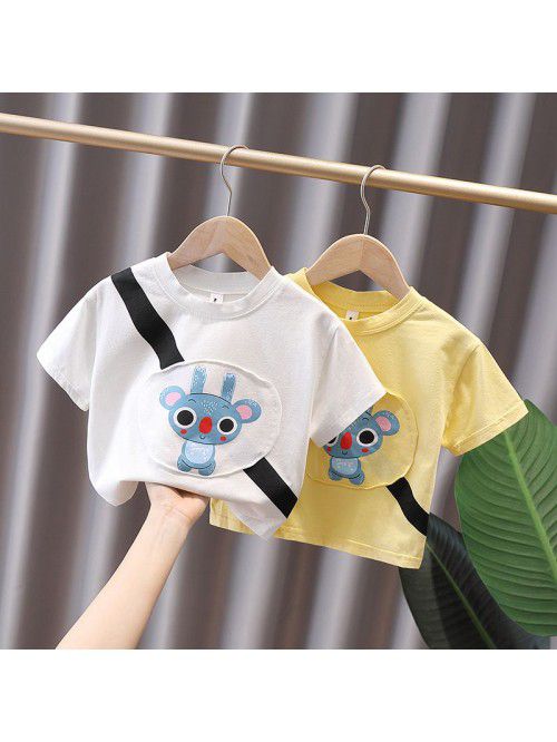 1700 boys' cartoon short sleeve T-shirt littl...