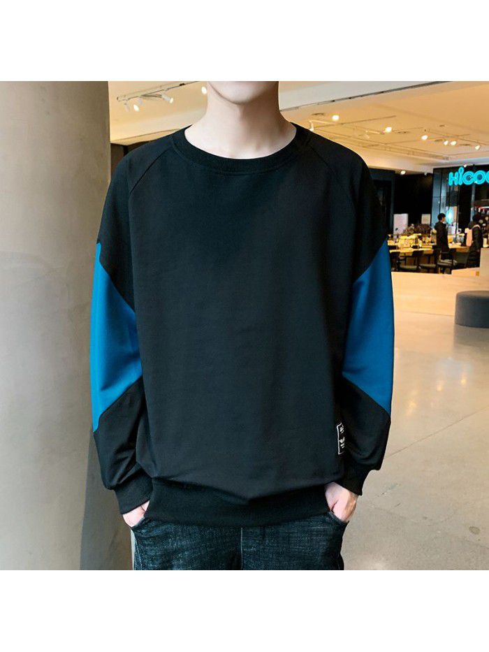 Weiyi men's autumn  new national trend Korean loose casual Pullover men's youth student trend 