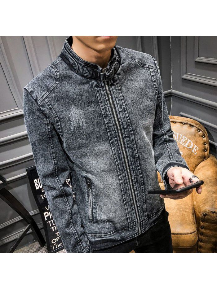 A variety of men's jackets  new spring and autumn soft wash jacket men's Korean simple comfortable men's coat 