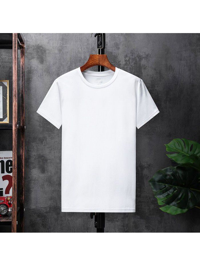 Summer new short sleeve T-shirt  men's t-shirt men's round neck casual half sleeve bottom shirt fashion brand top 