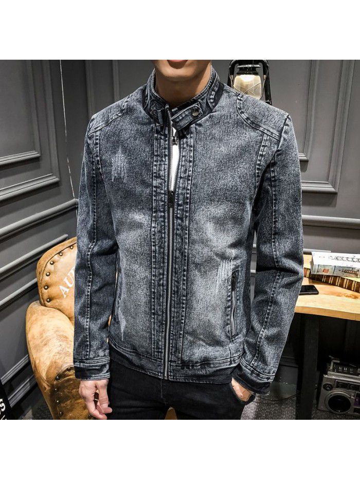 A variety of men's jackets  new spring and autumn soft wash jacket men's Korean simple comfortable men's coat 