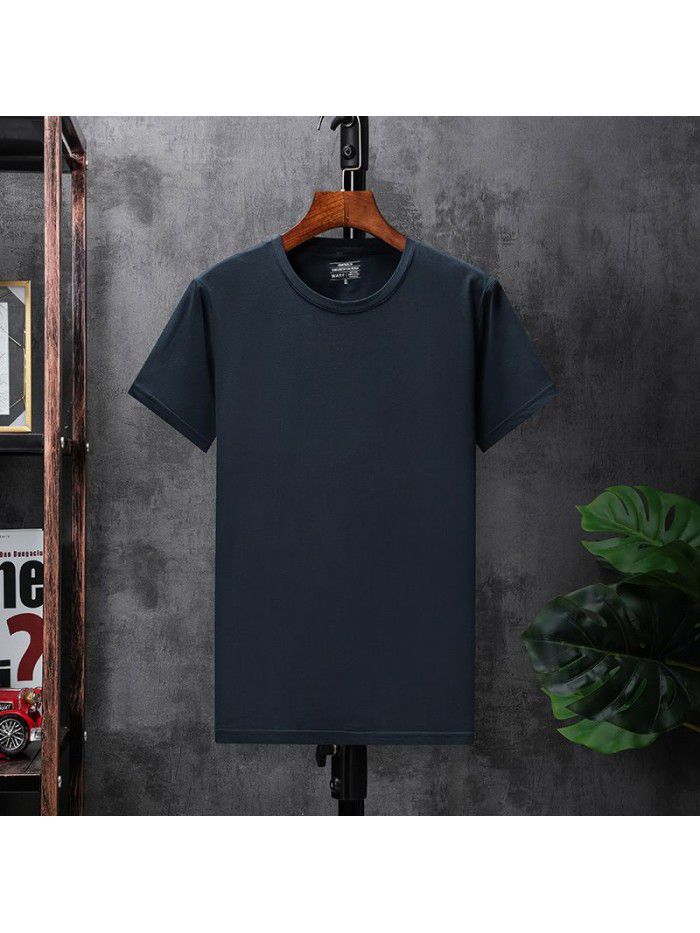 Summer new short sleeve T-shirt  men's t-shirt men's round neck casual half sleeve bottom shirt fashion brand top 