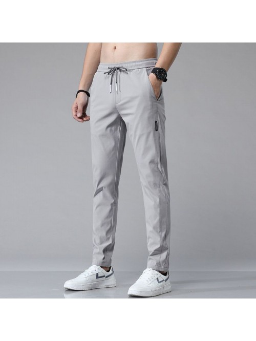 Summer thin ice tide brand casual pants men's...