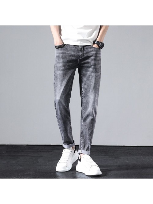 Stretch jeans men's spring and summer new Har...