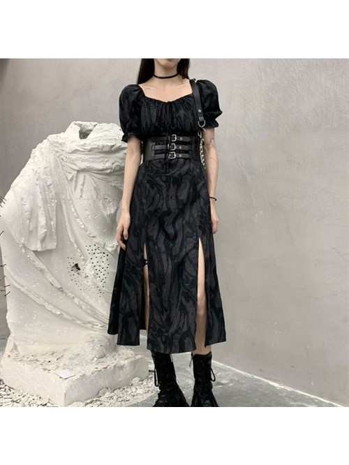 4 / 2121:00 on the new [tie dye split skirt] exhib...