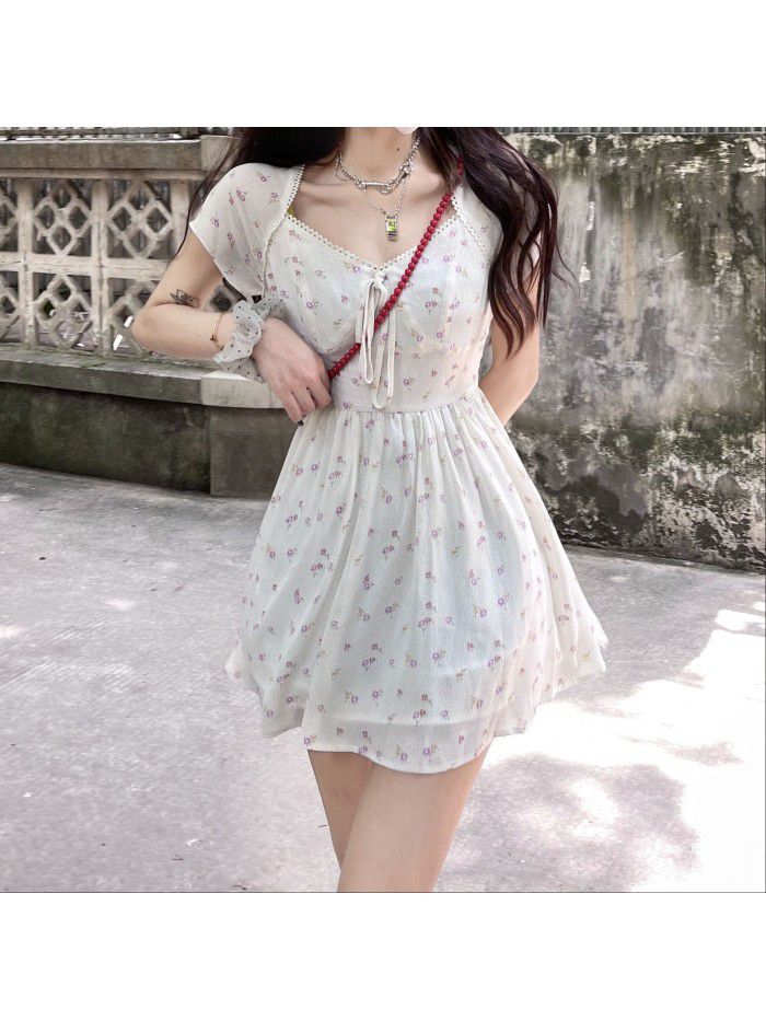  Molly in the heart white moonlight long and short black rice white 2 color Jasmine thin waist dress 