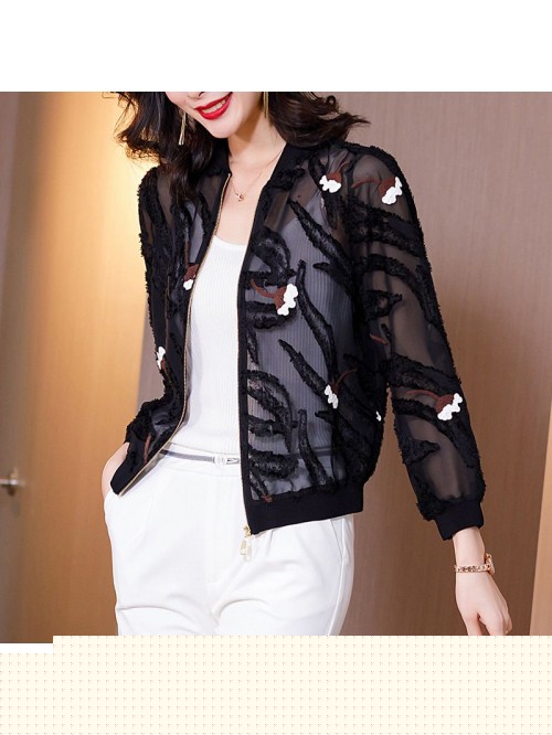 Black Jacket Women's long sleeve  spring new ...