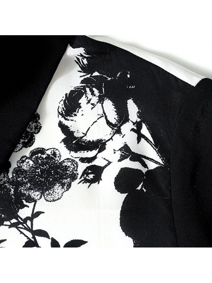 Contrast printed silk shirt NEW Loose and slim long sleeve shirt for women  spring and summer 