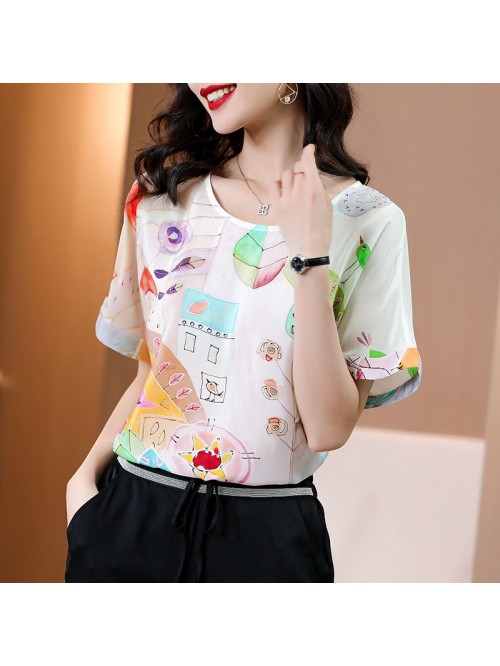 European station  summer new women's wear sil...