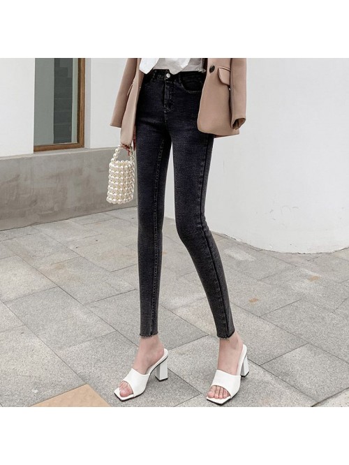 Slim pants  new black leggings women's wear s...