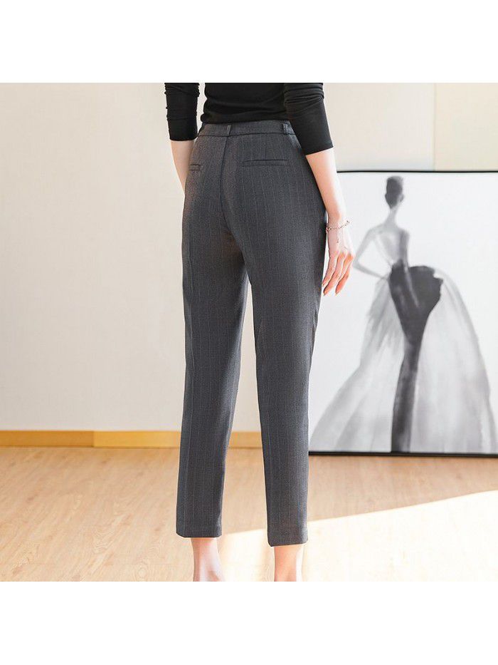 Grey suit pants women's new fashion in  