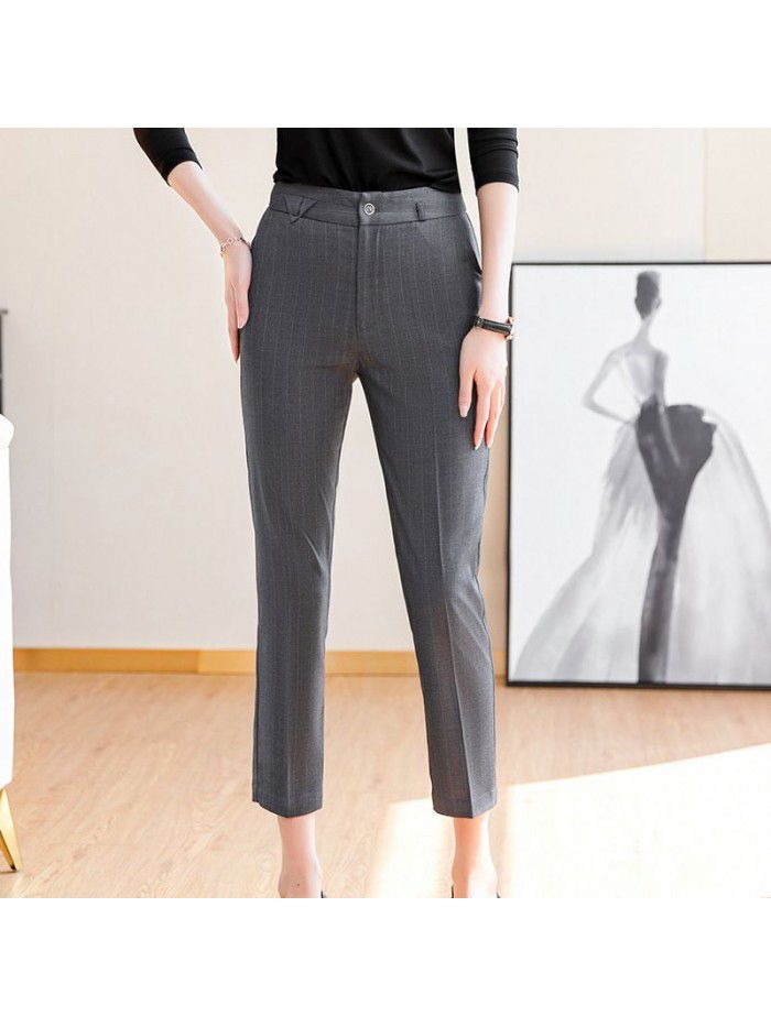 Grey suit pants women's new fashion in  