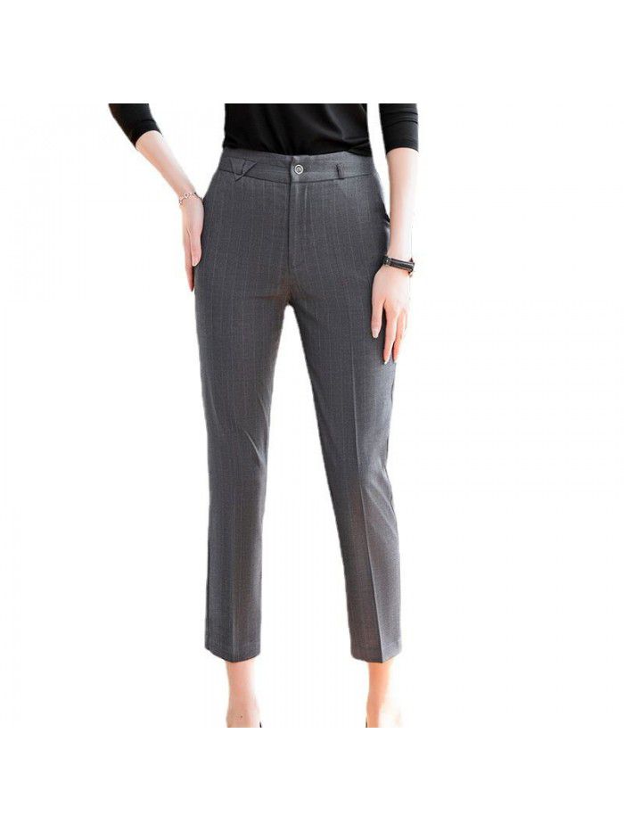 Grey suit pants women's new fashion in  