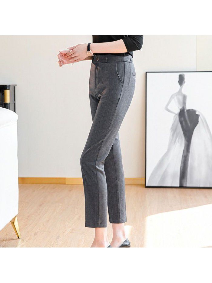 Grey suit pants women's new fashion in  