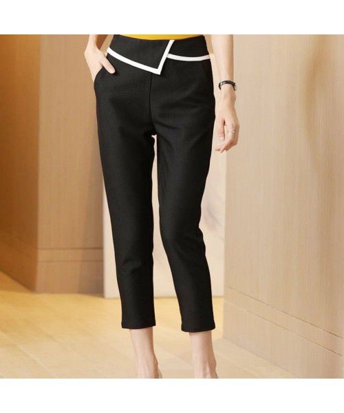 Casual pants women's summer thin 9-point bott...