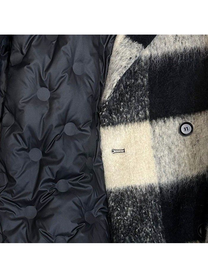 Wool Plaid Coat Women's Winter Fashion Loose Casual Versatile Short Coat