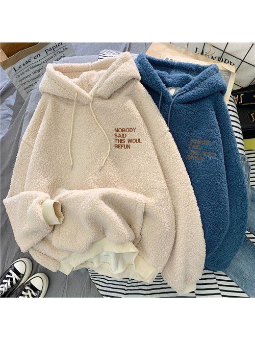 Imitation cashmere sweater women's Korean fashion ...