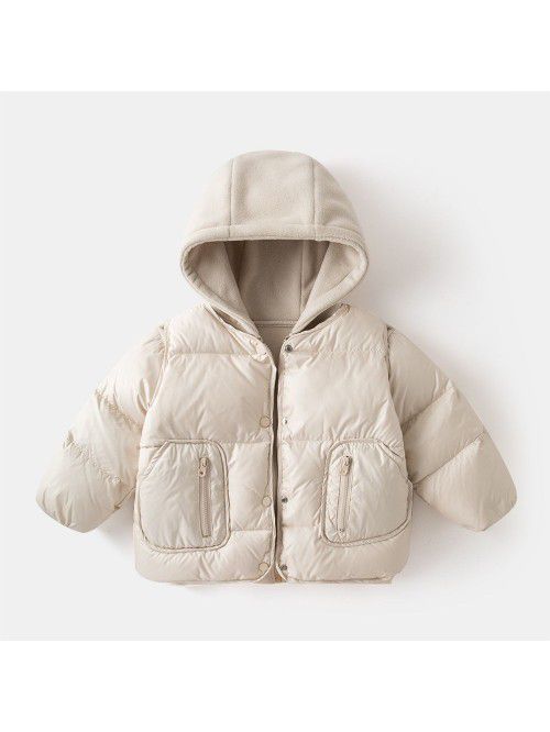 Baby Down Coat Winter Baby Down Vest Two Piece Set...