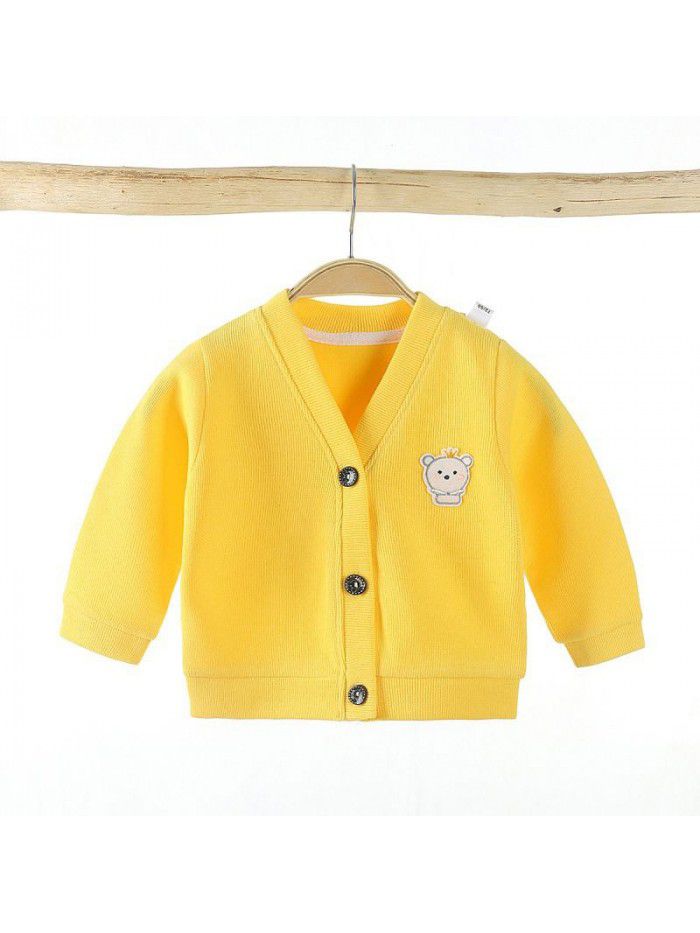 Children's knitwear, boys and girls' autumn and winter clothes, baby coats, baby bottoms, baby sweaters, baby cardigans, spring and autumn 